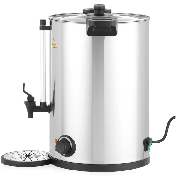 Verwarmde Drankendispenser | RVS | 17L | 30°C/100°C | 2.5kW (230V) | Dubbelwandig | Lekbak | 415x382x480(h)mm