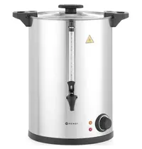 HENDI Verwarmde Drankendispenser | RVS | 20L | 30°C/100°C | 2.5kW (230V) | Enkelwandig | 415x382x480(h)mm 