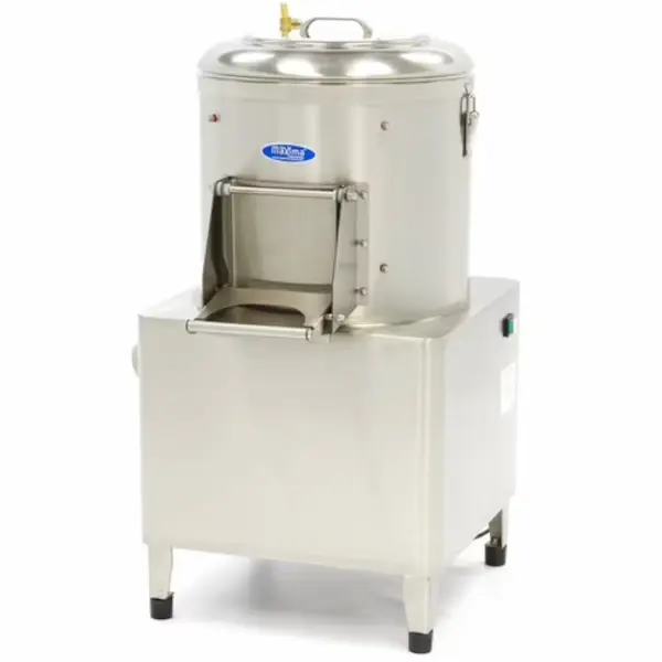 Aardappelschilmachine | 300kg/u | Lading 15kg | 0.75kW (230V) | 460x460x820(h)mm