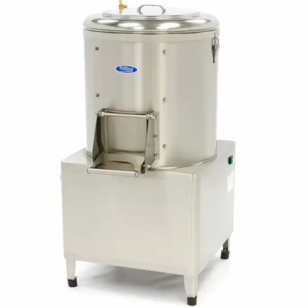 Aardappelschilmachine | 500kg/u | Lading 30kg | 1.5kW (230V) | 570x690x1070(h)mm