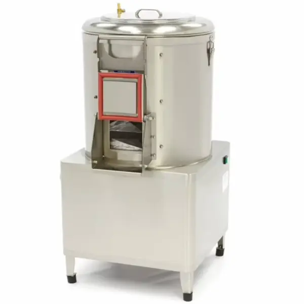 Aardappelschilmachine | 500kg/u | Lading 30kg | 1.5kW (230V) | 570x690x1070(h)mm