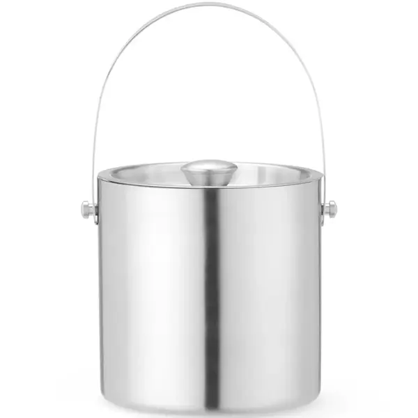 IJsblokjesemmer | BarUp | 2L | RVS | Dubbelwandig | Incl. Deksel | Ø153x165(h)mm