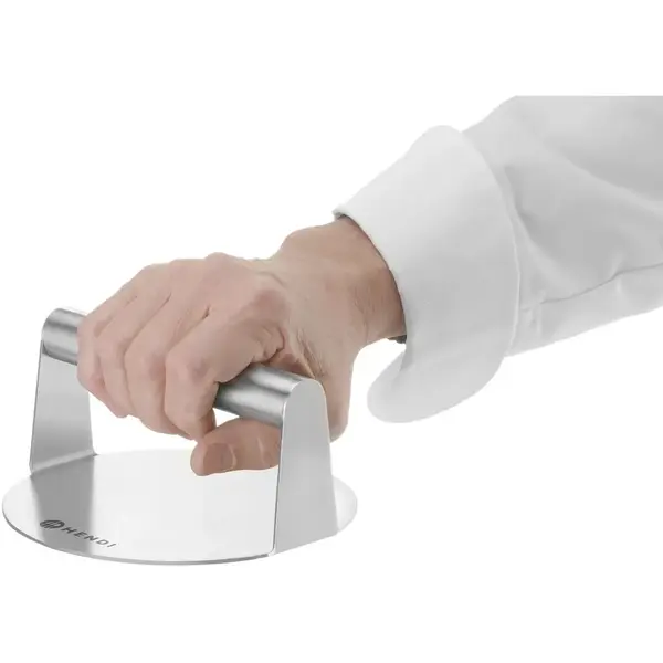 Hamburgerpers | RVS | Ø160x78(h)mm