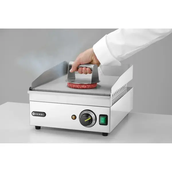 Hamburgerpers | RVS | Ø160x78(h)mm