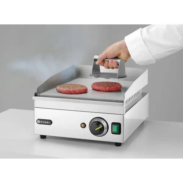 Hamburgerpers | RVS | Ø160x78(h)mm