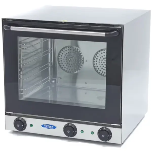 Heteluchtoven | 4 Niveaus (435x315) | Elektrisch | 0°C/300°C | 2.67kW (230V) | Grillfunctie | 595x615x570(h)mm