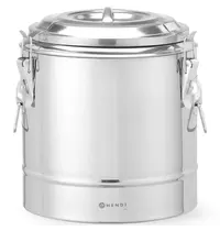 HENDI Gamel | KitchenLine | RVS | 11L | Geïsoleerd | Ø300x345(h)mm