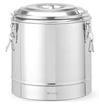 HENDI Gamel | KitchenLine | RVS | 19L | Geïsoleerd | Ø350x400(h)mm