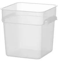 HENDI Voedselcontainer | Polypropyleen | 7.6L | Schaalverdeling | 235x235x230(h)mm 