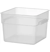 HENDI Voedselcontainer | Polypropyleen | 11.4L | Schaalverdeling | 290x290x210(h)mm