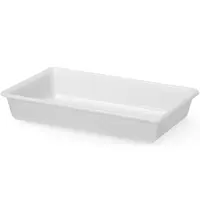 HENDI Bereidingsbak | Kunststof | Wit | 6L | 430x285x75(h)mm