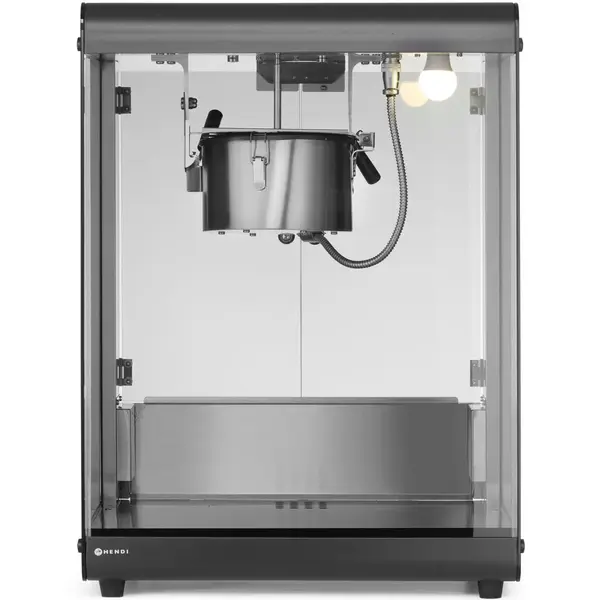 Popcornmachine | Zwart | 1.16kW (230V) | Interne Verlichting | 560x445x775(h)mm