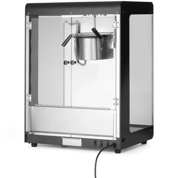 Popcornmachine | Zwart | 1.16kW (230V) | Interne Verlichting | 560x445x775(h)mm