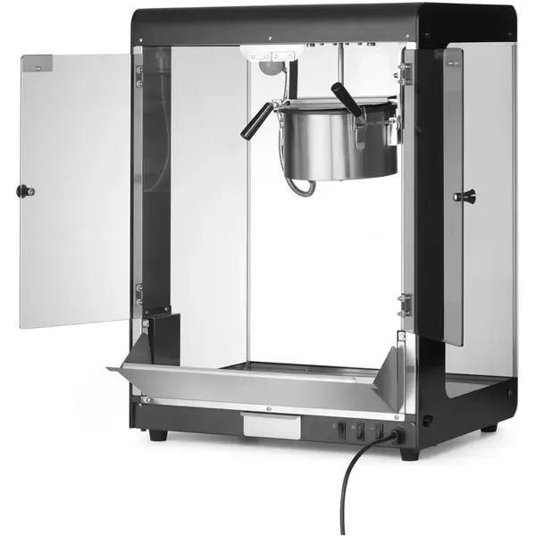 Popcornmachine | Zwart | 1.16kW (230V) | Interne Verlichting | 560x445x775(h)mm
