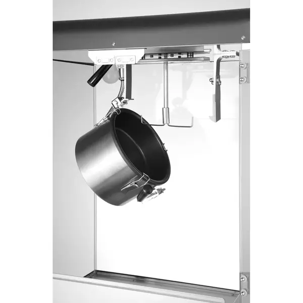 Popcornmachine | Zwart | 1.16kW (230V) | Interne Verlichting | 560x445x775(h)mm