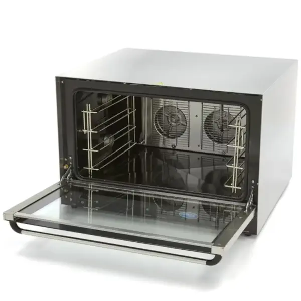 Heteluchtoven | 4 Niveaus (EN600x400) | Elektrisch | 0°C/300°C | 3.6kW (230V) | Bevochtiging (Handmatig) | 834x796x570(h)mm