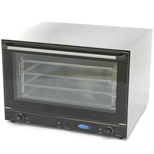 Heteluchtoven | 4 Niveaus (EN600x400) | Elektrisch | 0°C/300°C | 6.4kW (400V) | Bevochtiging (Handmatig) | 834x796x570(h)mm