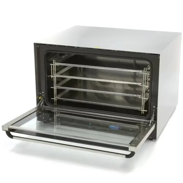 Heteluchtoven | 4 Niveaus (EN600x400) | Elektrisch | 0°C/300°C | 6.4kW (400V) | Bevochtiging (Handmatig) | 834x796x570(h)mm