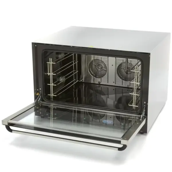 Heteluchtoven | 4 Niveaus (EN600x400) | Elektrisch | 0°C/300°C | 6.4kW (400V) | Bevochtiging (Handmatig) | 834x796x570(h)mm