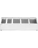 HENDI GN-bakhouder | RVS | 2x 1/9 GN + 3x 1/6 GN | 745x245x215(h)mm 