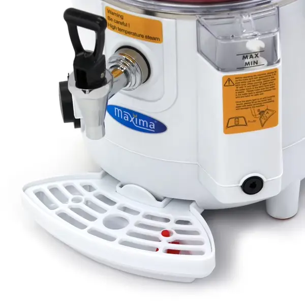 Chocolademelkdispenser | Wit | 5L | 0°C/90°C | 1kW (230V) | Lekbak | 290x410x460(h)mm