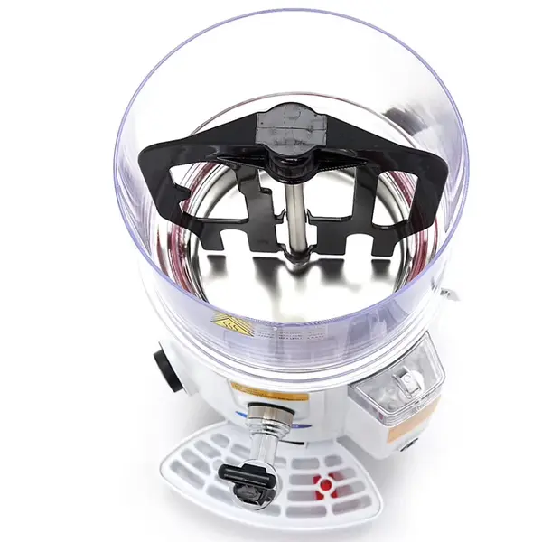 Chocolademelkdispenser | Wit | 5L | 0°C/90°C | 1kW (230V) | Lekbak | 290x410x460(h)mm