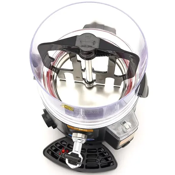 Chocolademelkdispenser | Zwart | 5L | 0°C/90°C | 1kW (230V) | Lekbak | 290x410x460(h)mm