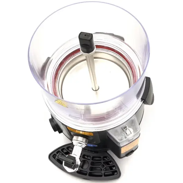 Chocolademelkdispenser | Zwart | 5L | 0°C/90°C | 1kW (230V) | Lekbak | 290x410x460(h)mm