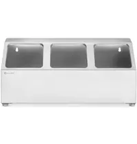 HENDI GN-bakhouder | RVS | 3x 1/6 GN | 512x245x215(h)mm