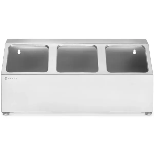 GN-bakhouder | RVS | 3x 1/6 GN | 512x245x215(h)mm