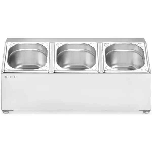 GN-bakhouder | RVS | 3x 1/6 GN | 512x245x215(h)mm