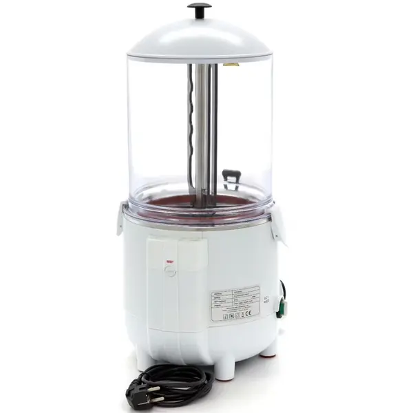 Chocolademelkdispenser | Wit | 10L | 0°C/90°C | 1kW (230V) | Lekbak | 290x410x580(h)mm