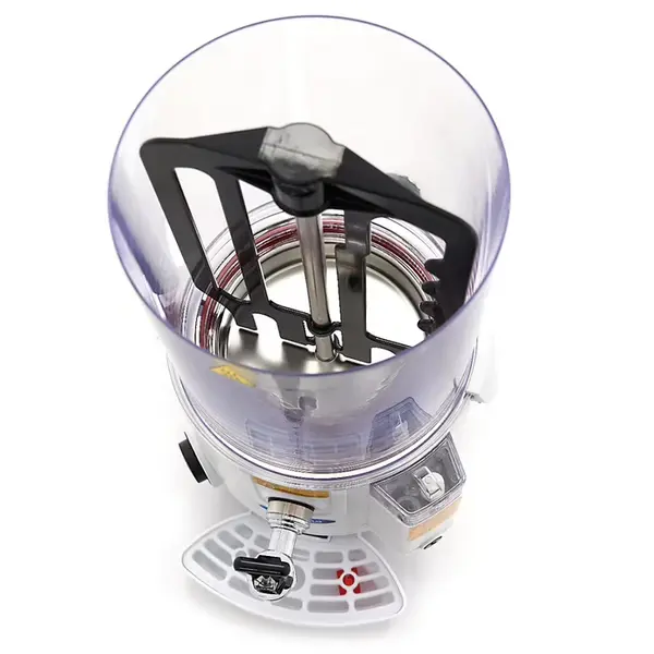 Chocolademelkdispenser | Wit | 10L | 0°C/90°C | 1kW (230V) | Lekbak | 290x410x580(h)mm