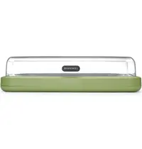 HENDI Buffetvitrine | UNIQ (Design by Bronwasser) | Kunststof/RVS | Gekoeld | Incl. Serveerchaal (1/1 GN) | Koelelement + Flip-Top Deksel | 593x389x147(h)mm