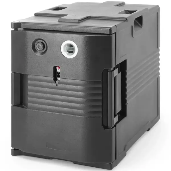 Thermo-Cateringcontainer | Kunststof | 2x 1/1 GN (200mm) | 680x477x620(h)mm