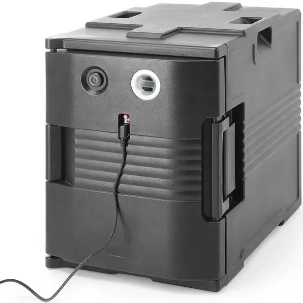 Thermo-Cateringcontainer | Kunststof | 2x 1/1 GN (200mm) | 680x477x620(h)mm