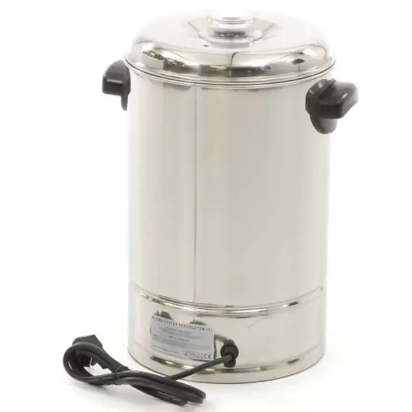 Koffiepercolator | RVS | 10L (80 Kopjes) | 1.52kW (230V) | Ø340x480(h)mm