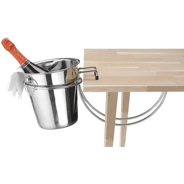 Wijnkoelerhouder | BarUp | Verchroomd | Ø194x193(h)mm