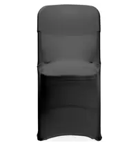 HENDI Stoelhoes | Opklapbare Buffetstoelen | Zwart | Polyester/Elastaan | 540x440x840(h)mm