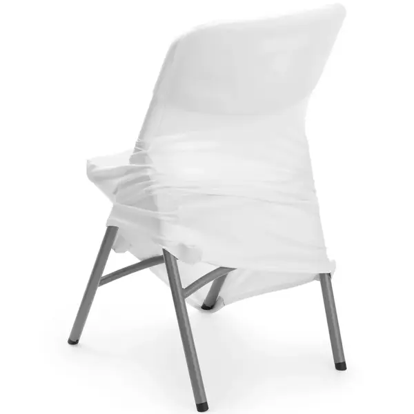Stoelhoes | Opklapbare Buffetstoelen | Wit | Polyester/Elastaan | 540x440x840(h)mm