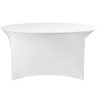 HENDI Tafelhoes | Wit | Polyester/Elastaan | Ø1500x760(h)mm