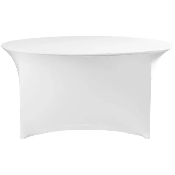 Tafelhoes | Wit | Polyester/Elastaan | Ø1500x760(h)mm