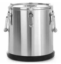 HENDI Gamel | ProfiLine | RVS | 15L | Geïsoleerd | Ø330x280(h)mm 