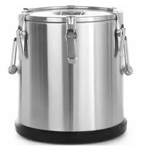 HENDI Gamel | ProfiLine | RVS | 25L | Geïsoleerd | Ø330x430(h)mm