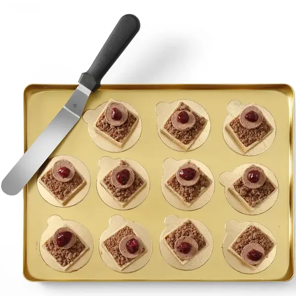 Vitrineplateau | Aluminium | Banket-/Zoetwaren | 300x200x20(h)mm