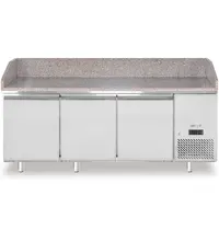 Arktic by HENDI Pizzawerkbank | 420L | 3 Deuren (1/1 GN) | -2°C/+8°C | Geforceerd | 2010x800x875(h)mm