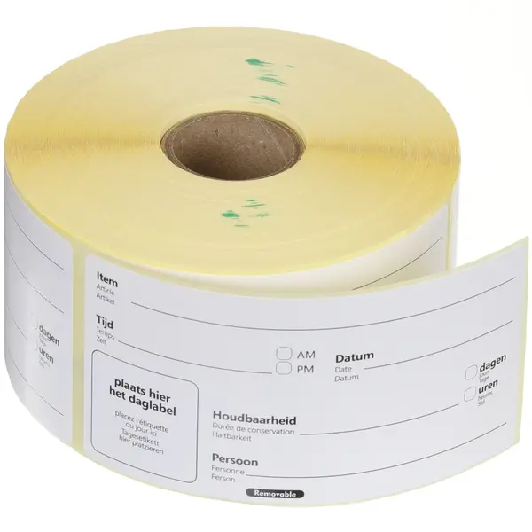 Houdbaarheidstickers | 500 Stuks | 100x50mm