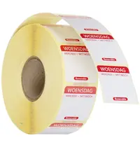 HENDI Voedseletiketten | Woensdag | Kleurgecodeerd | 1000 Stuks | 25x25mm
