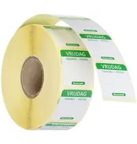 HENDI Voedseletiketten | Vrijdag | Kleurgecodeerd | 1000 Stuks | 25x25mm