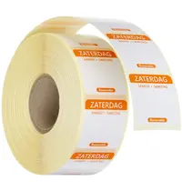 HENDI Voedseletiketten | Zaterdag | Kleurgecodeerd | 1000 Stuks | 25x25mm